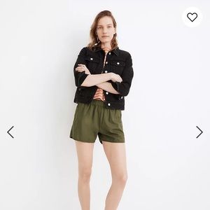 Madewell Size Small Olive Pull-On Shorts